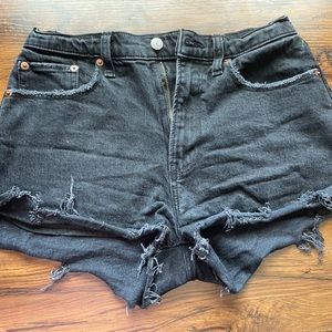 Abercrombie & Fitch curve love high rise shorts